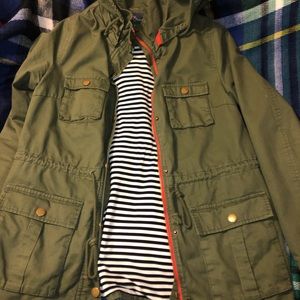 worn few times, heavy duty jacket, very warm